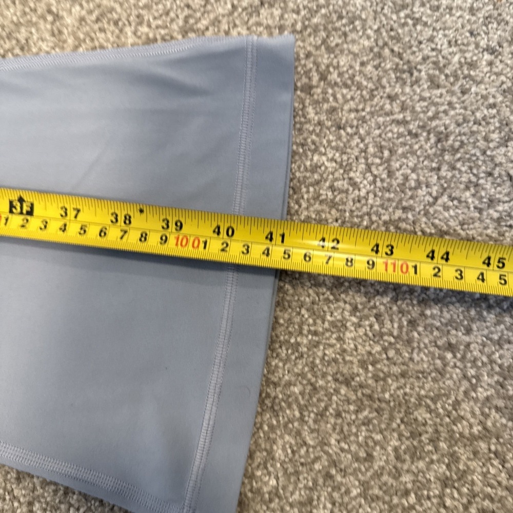 Lululemon Flare Leggings Womens Size 10 Gray High Rise Yoga Pants Nulu Groove St - Picture 9 of 16